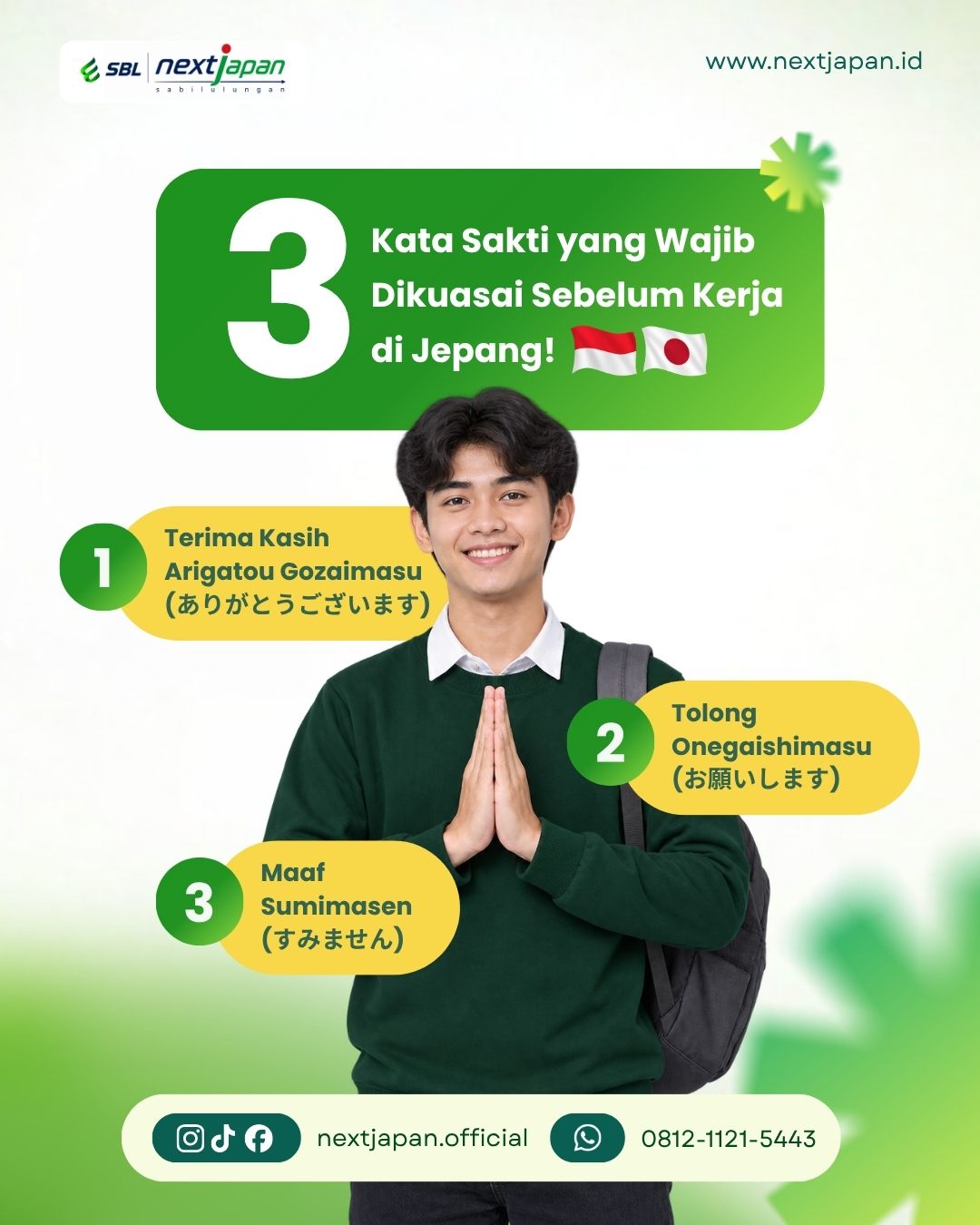 3 Kata Sakti yang Wajib Dikuasai Sebelum Kerja di Jepang!