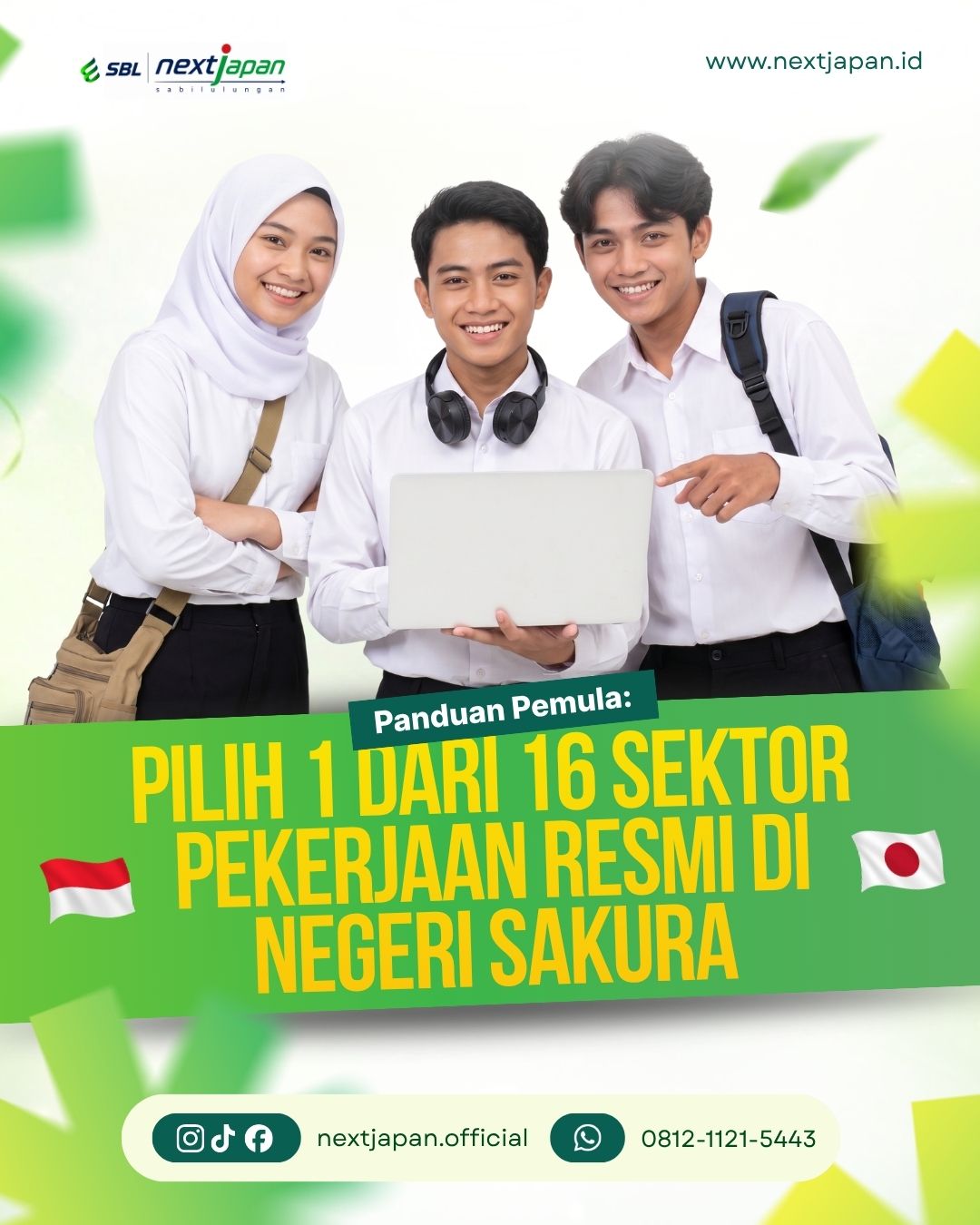 DAFTAR LENGKAP 16 SEKTOR KERJA RESMI SSW DI JEPANG